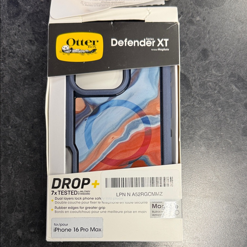 OtterBox Defender XT Case for iPhone 16 Pro Max - Blue and Red